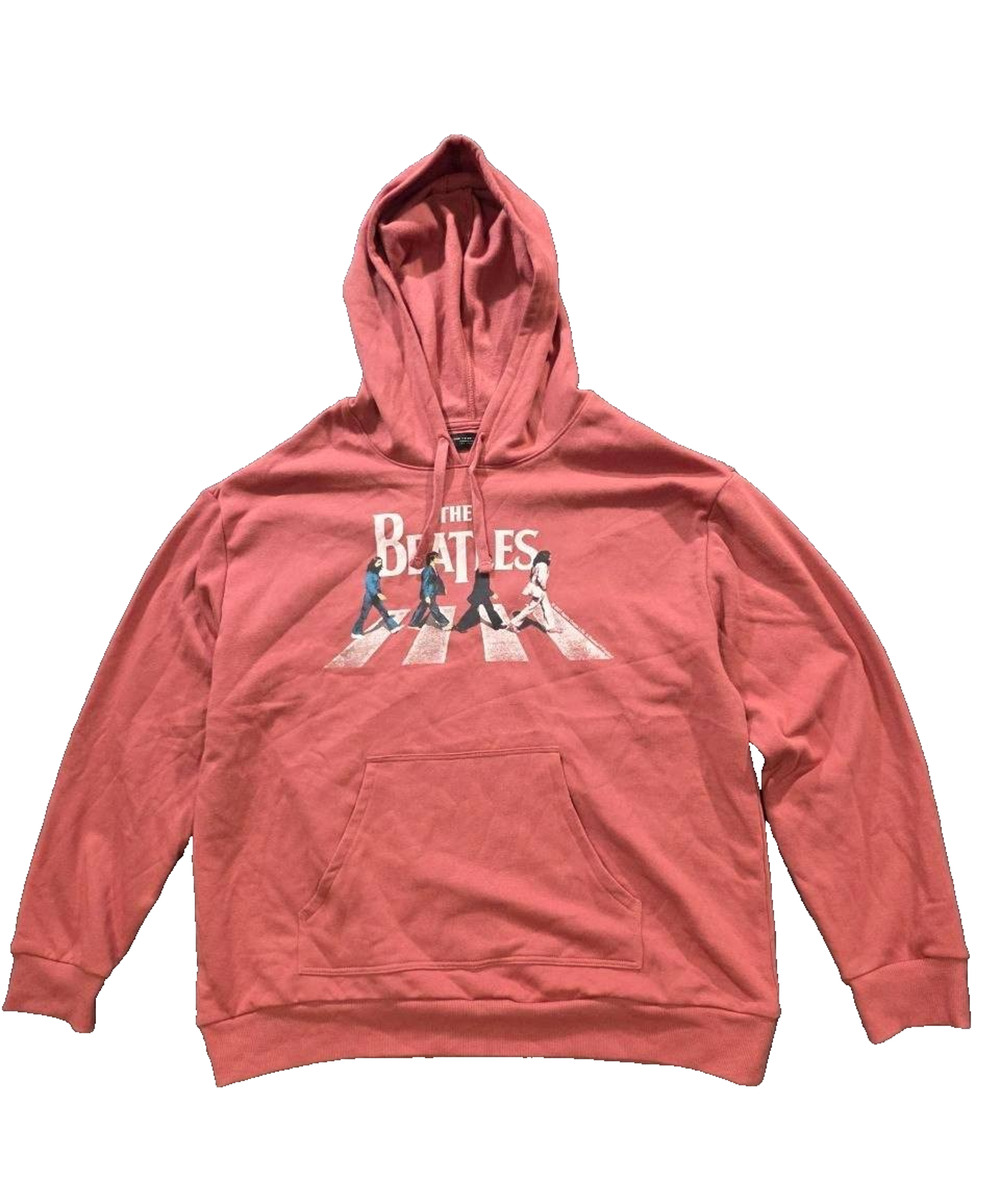 Junk Food The Beatles Rock Band Y2K Hoodie Mens XL Fleece Lined A010120